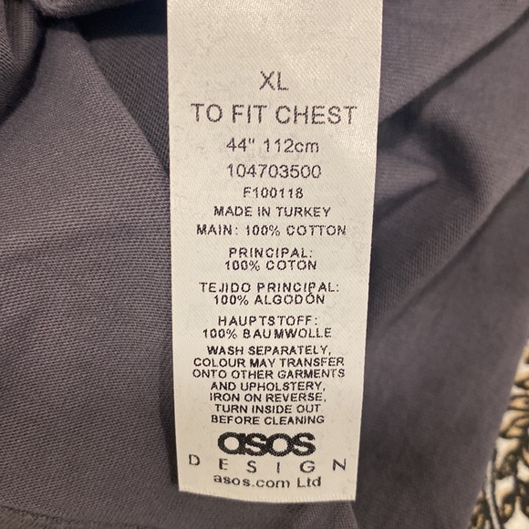 Oversize tshirt in black tie dye - Picture 2 of 2